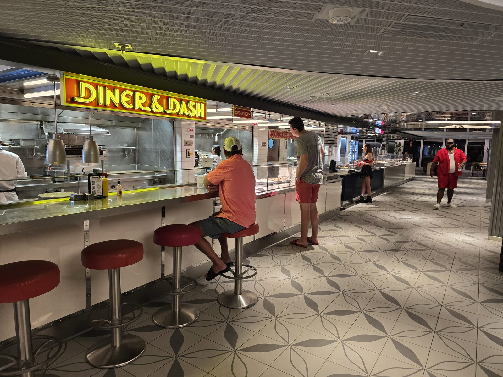 Diner & Dash, open 24 hours on Virgin Voyages