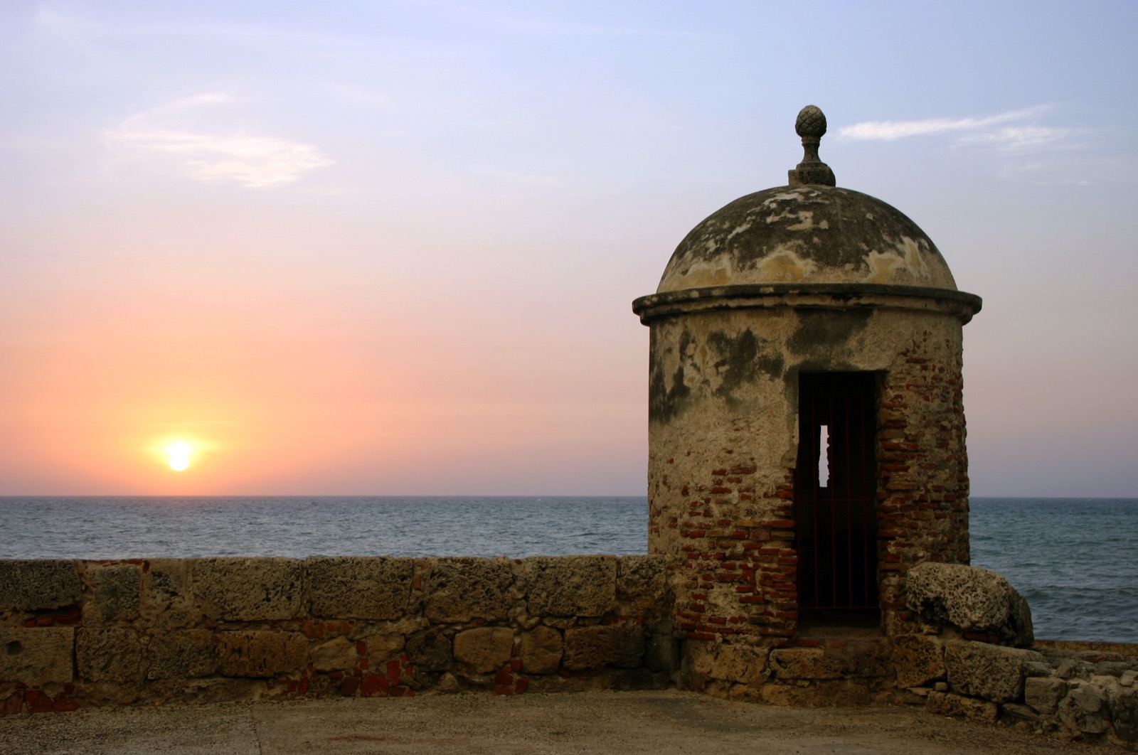 Cartagena's city wall