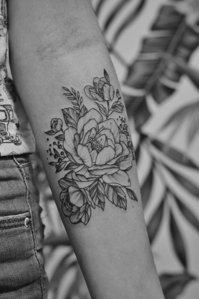 A working tattoo shop onboard